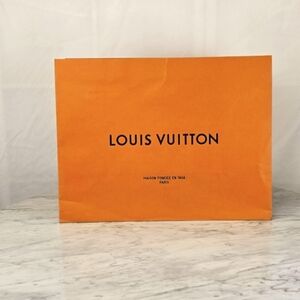 Large Louis Vuitton Orange Shopping Bag